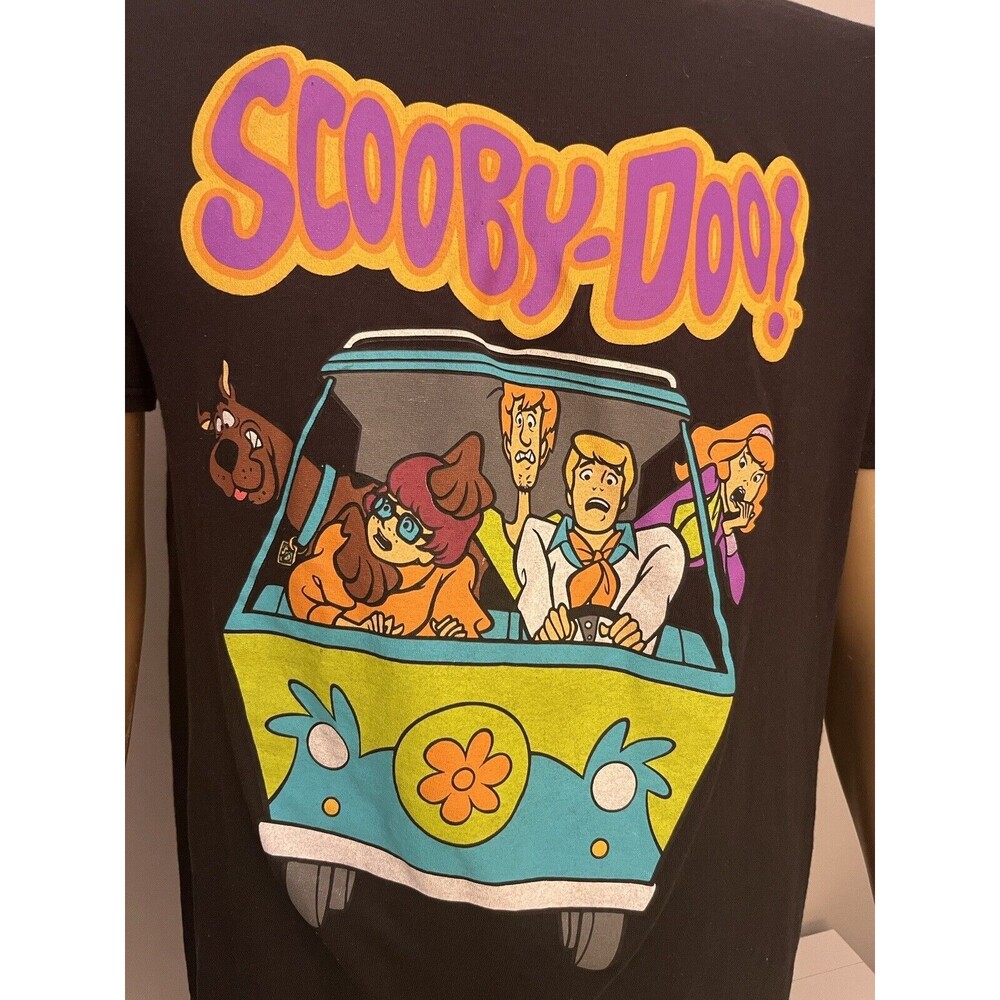 Scooby Doo Mystery Machine Adult Large 100% Pre Shrunk Cotton T-shirt‎